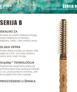 Ibiza Hair Četka Za Kosu #B2 40mm Opis