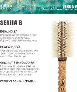 Ibiza Hair Četka Za Kosu #B5 80mm Opis