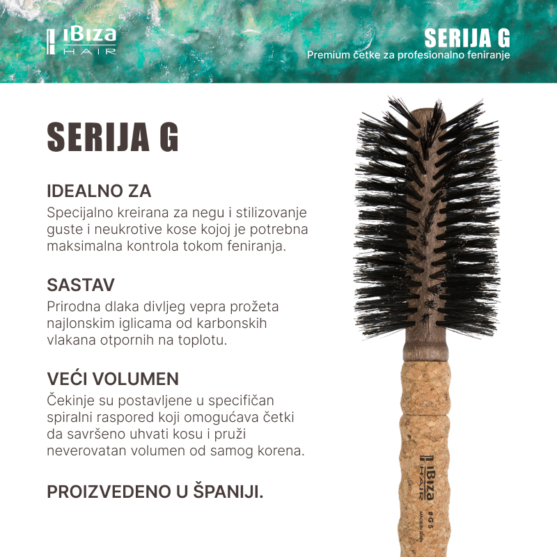 Ibiza Hair Četka Za Kosu #G5 70mm Opis