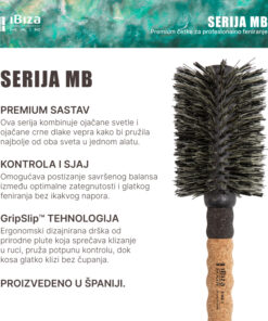 Ibiza Hair Četka Za Kosu #MB5 80mm Opis