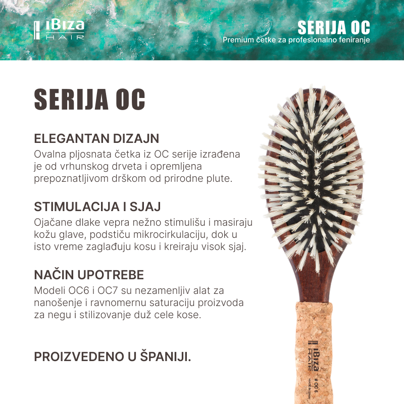 Ibiza Hair Četka Za Kosu #OC6 Opis