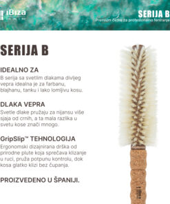 Ibiza Hair Četka Za Kosu #B6 55mm Opis