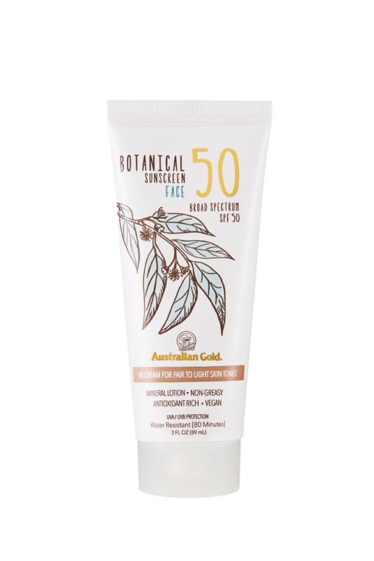 Australian Gold Botanical SPF 50 Tinted Face Mineral Lotion 88ml