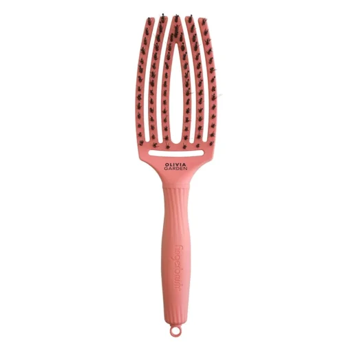 Olivia Garden Care Iconic Boar&Nylon Radiant Peach – Fingerbrush