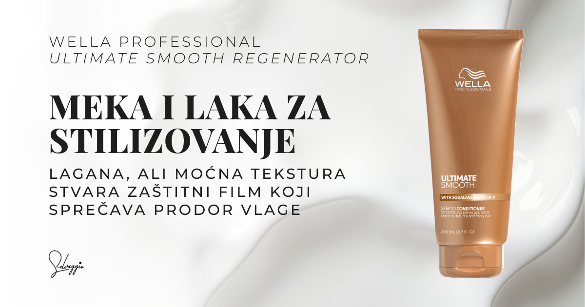 Wella Ultimate Smooth regenerator za naelektrisanu kosu sklonu frizzu