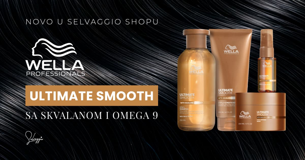 Wella Ultimate Smooth linija transformiše kosu sklonu naelektrisanju