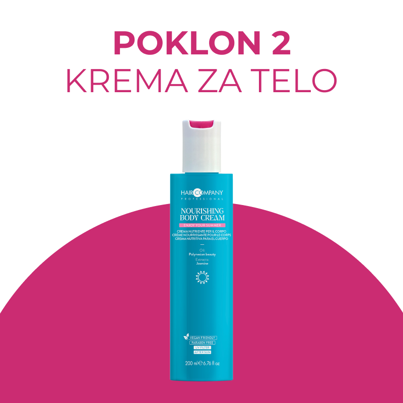 Hair Company Professional Letnji Set Poklon Krema Za Telo