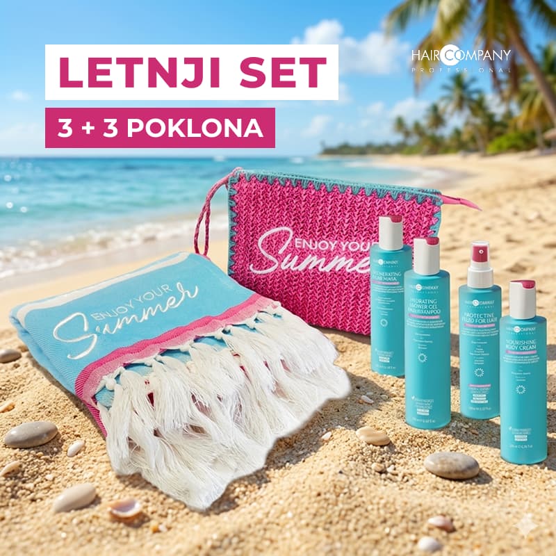 Hair Company Professional Letnji Set i Poklon Za Plažu