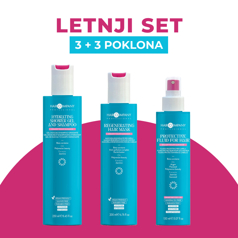 Hair Company Professional Letnji Set i 3 Poklona za plažu