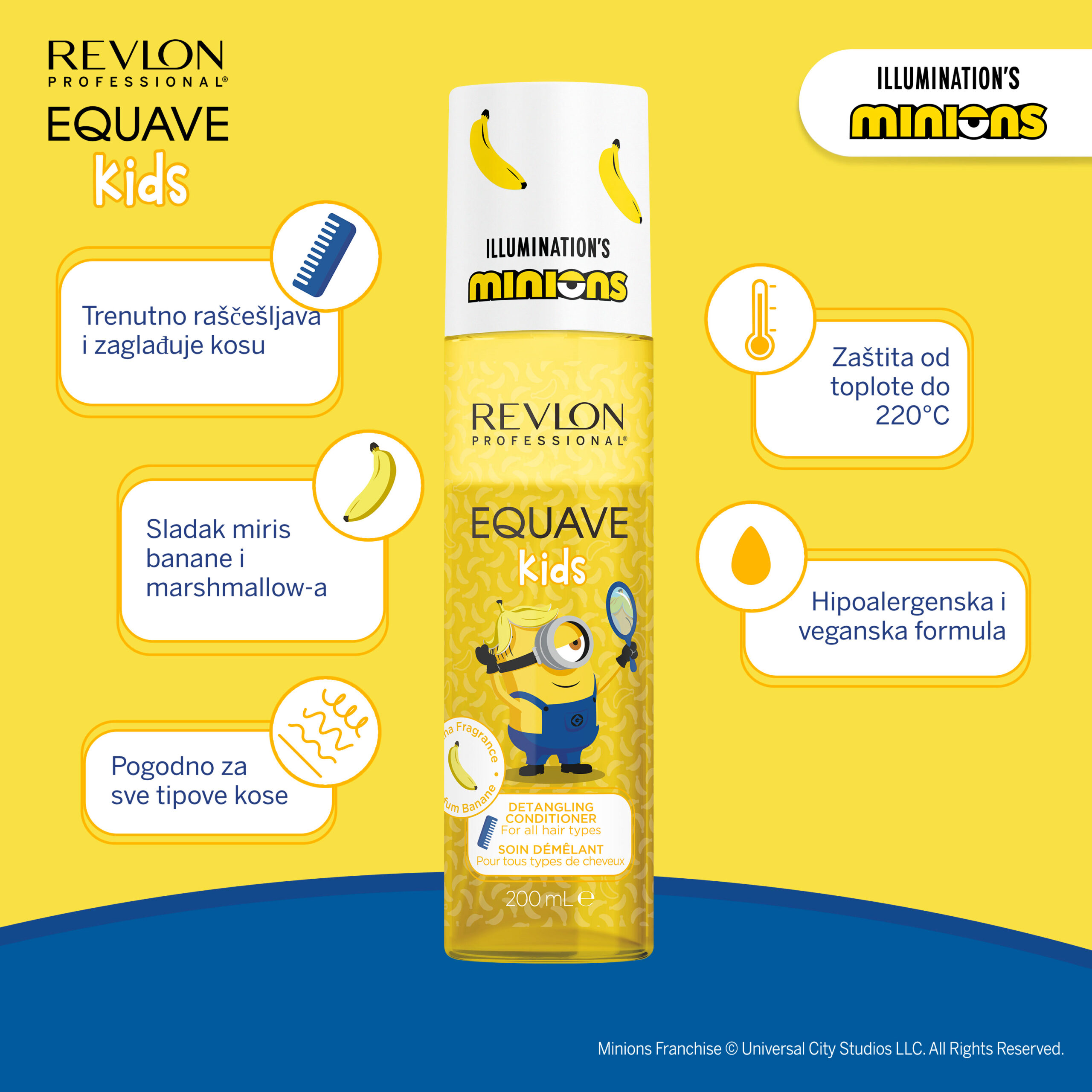 Revlon Equave Kids Minions Regenerator Za Kosu200ml - Slika 3