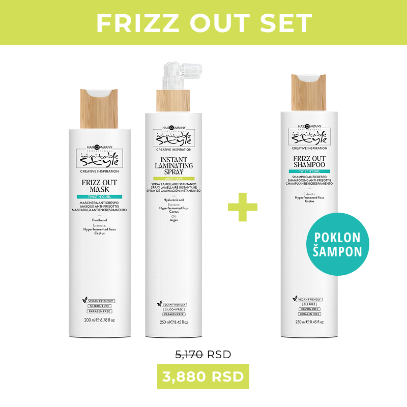 Hair Company Frizz Out Set Protiv Naelektrisanja Kose