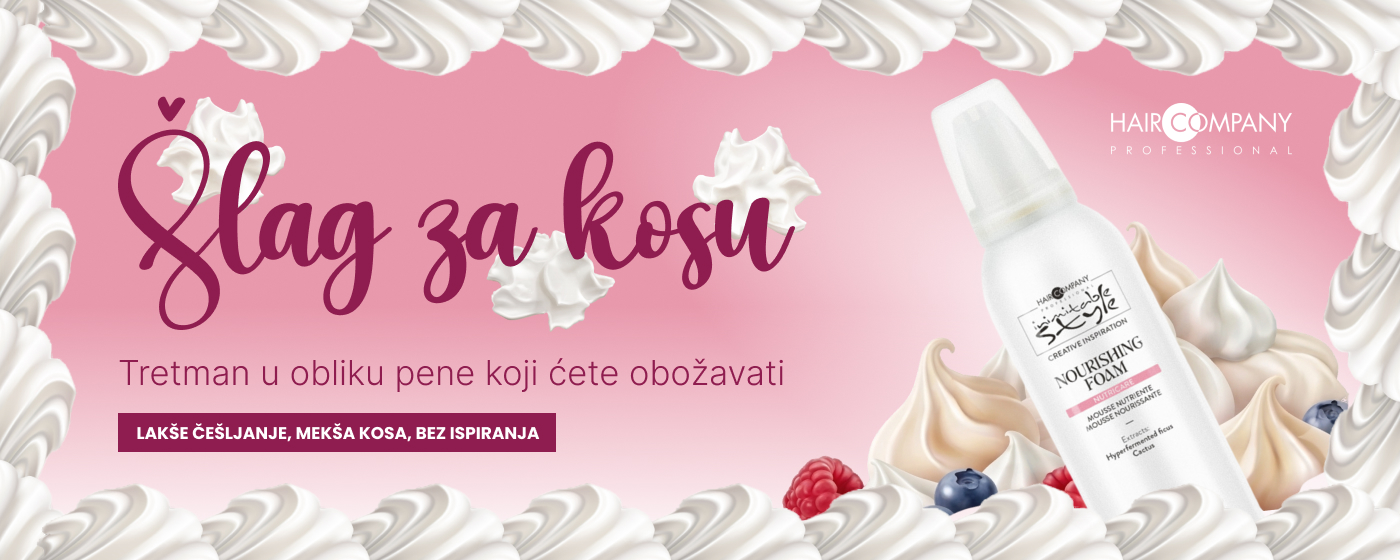Hair Company Professional Inimitable Style Nourishing Pena za kosu Šlag