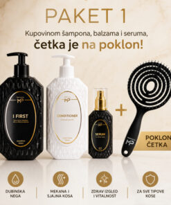 Prestige by MP Paket 1 Šampon, Maska, Serum i poklon četka