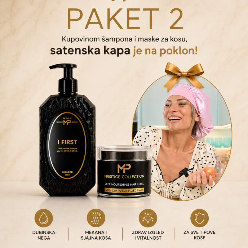 Prestige by MP Paket 2 Šampon, maska i satenska kapa