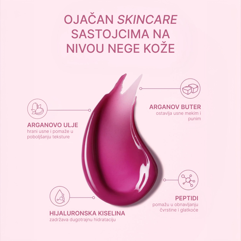 Moroccanoil Berry Pomegranate Lip Balm Sjaj Za Usne Sa Hijaluronom